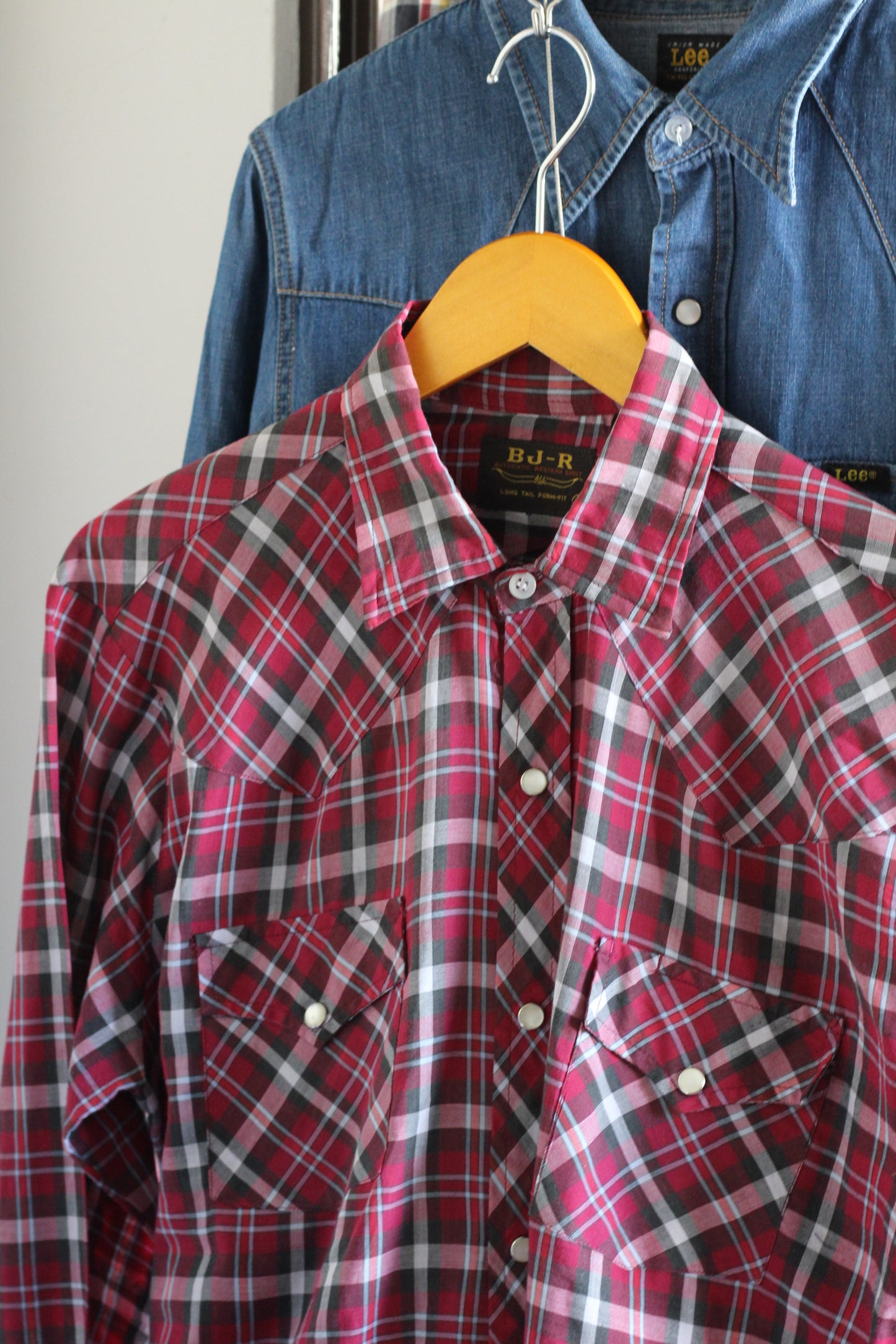 Men's Western Long Sleeve Shirt x4点