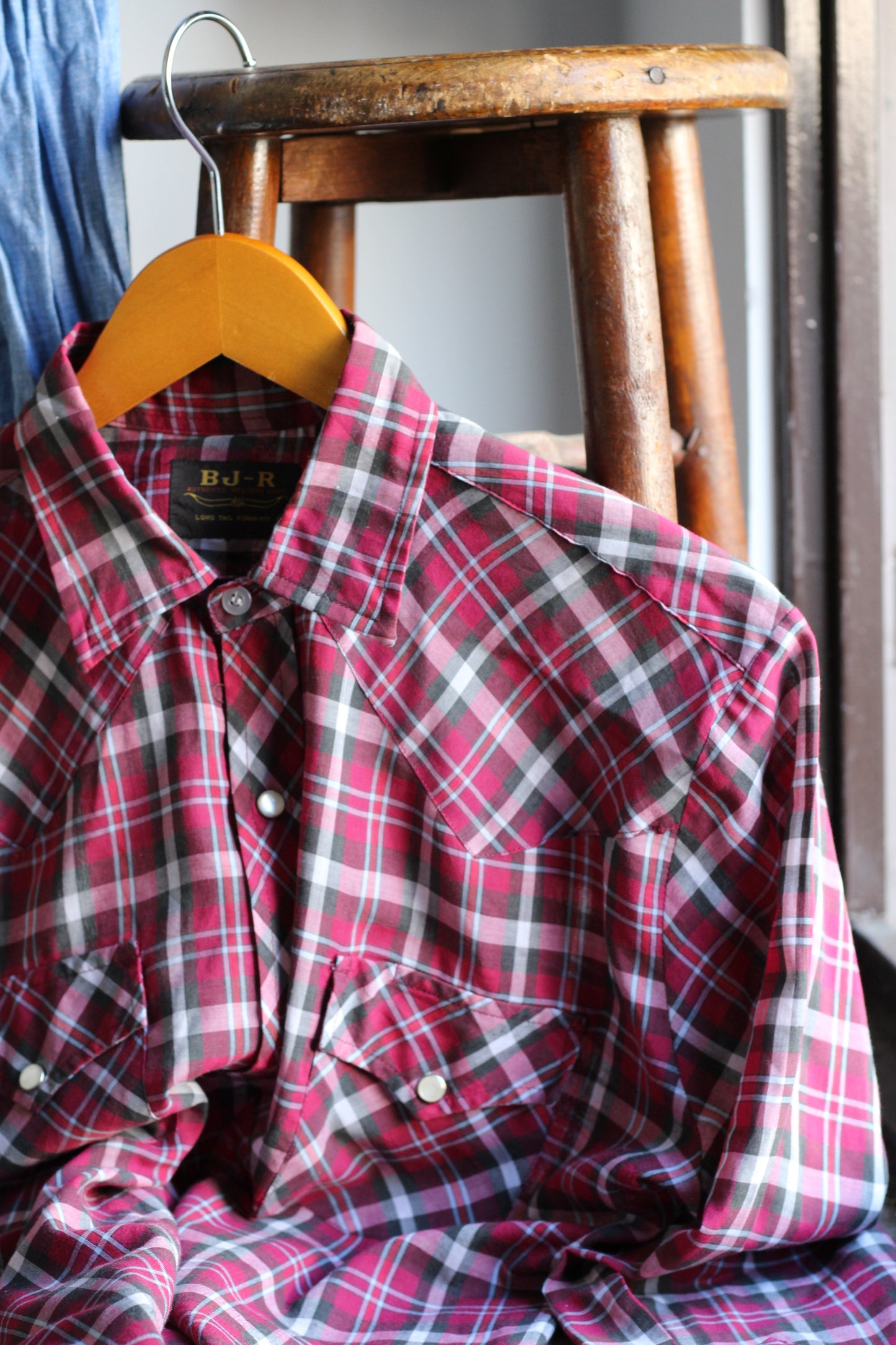 Men's Western Long Sleeve Shirt x4点