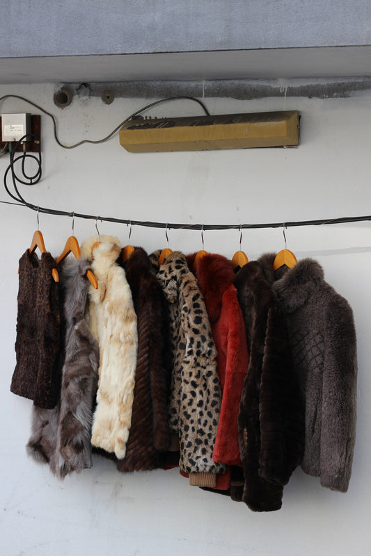 Ladies vintage far jacket x8点