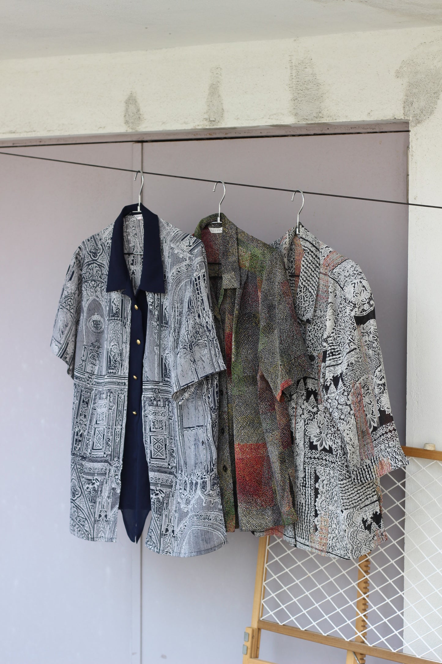 Vintage Design Short Sleeve Shirt Blouse x10点