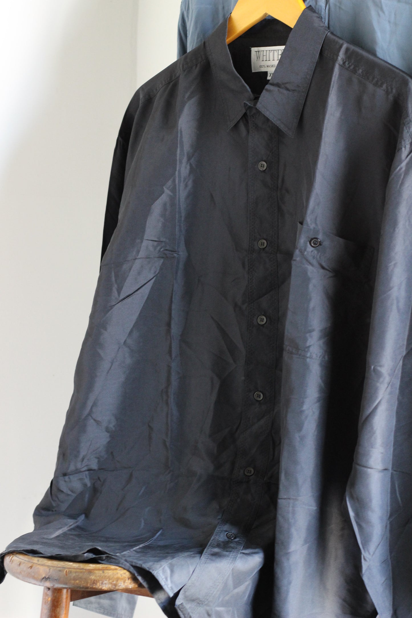 Men's 100% Silk Long Sleeve Shirt x5点