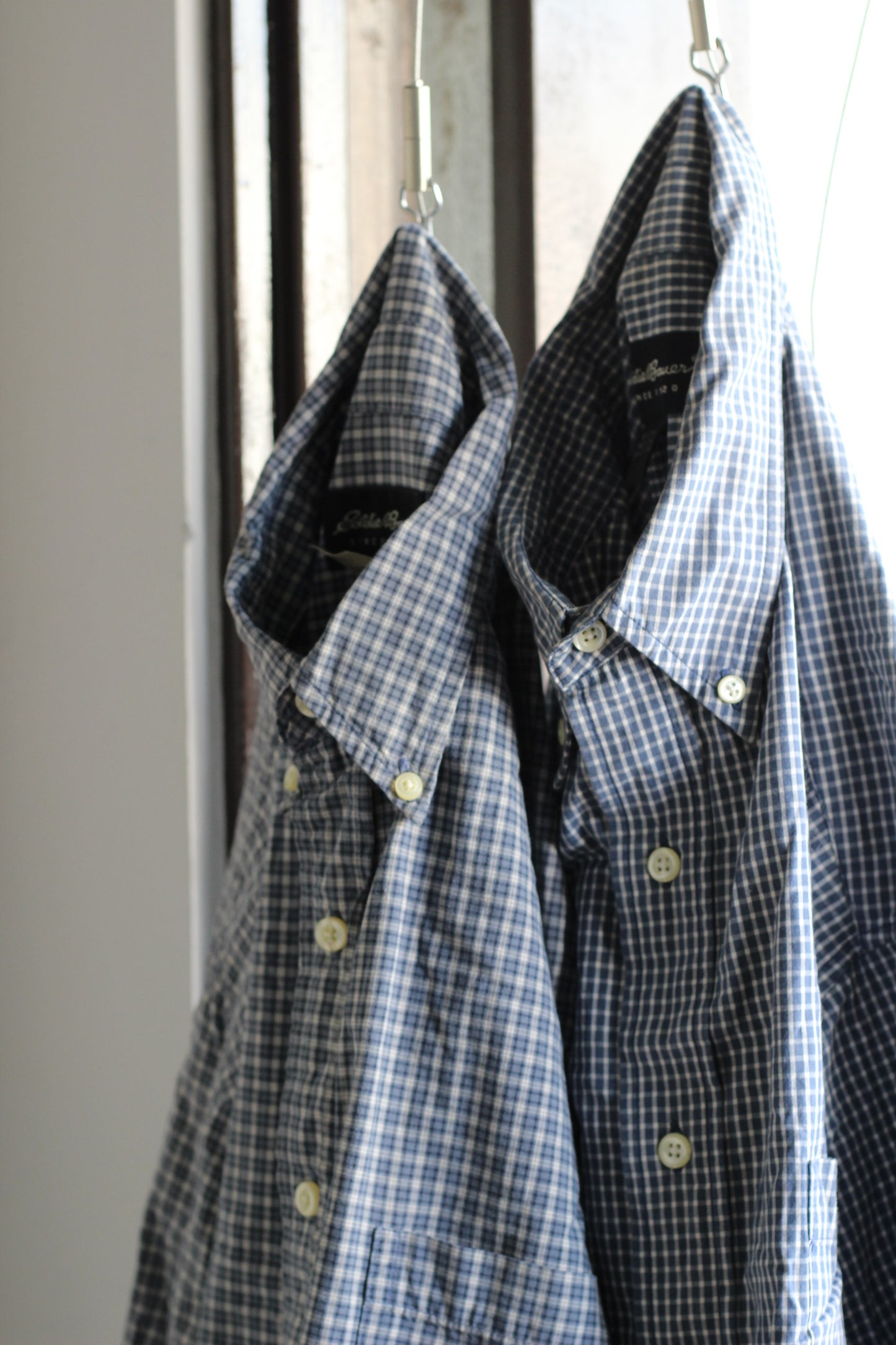 Men's Eddie Bauer Oversize Check Long Sleeve Shirt x5点