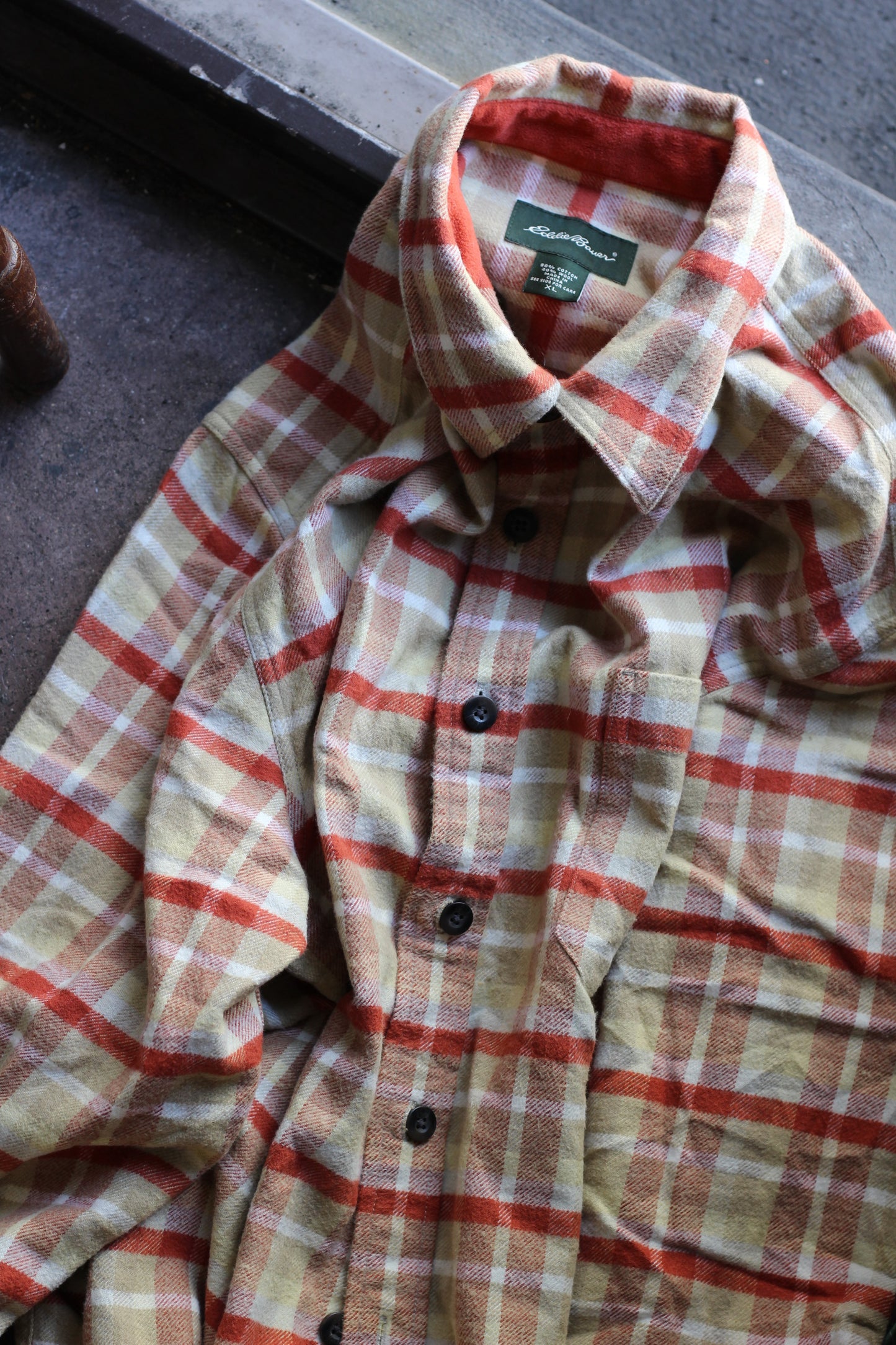 Men's Eddie Bauer Oversize Check Long Sleeve Shirt x5点