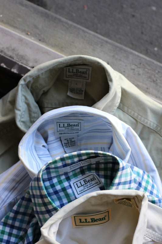 Men's L.L.Bean Long Sleeve Shirt x6点