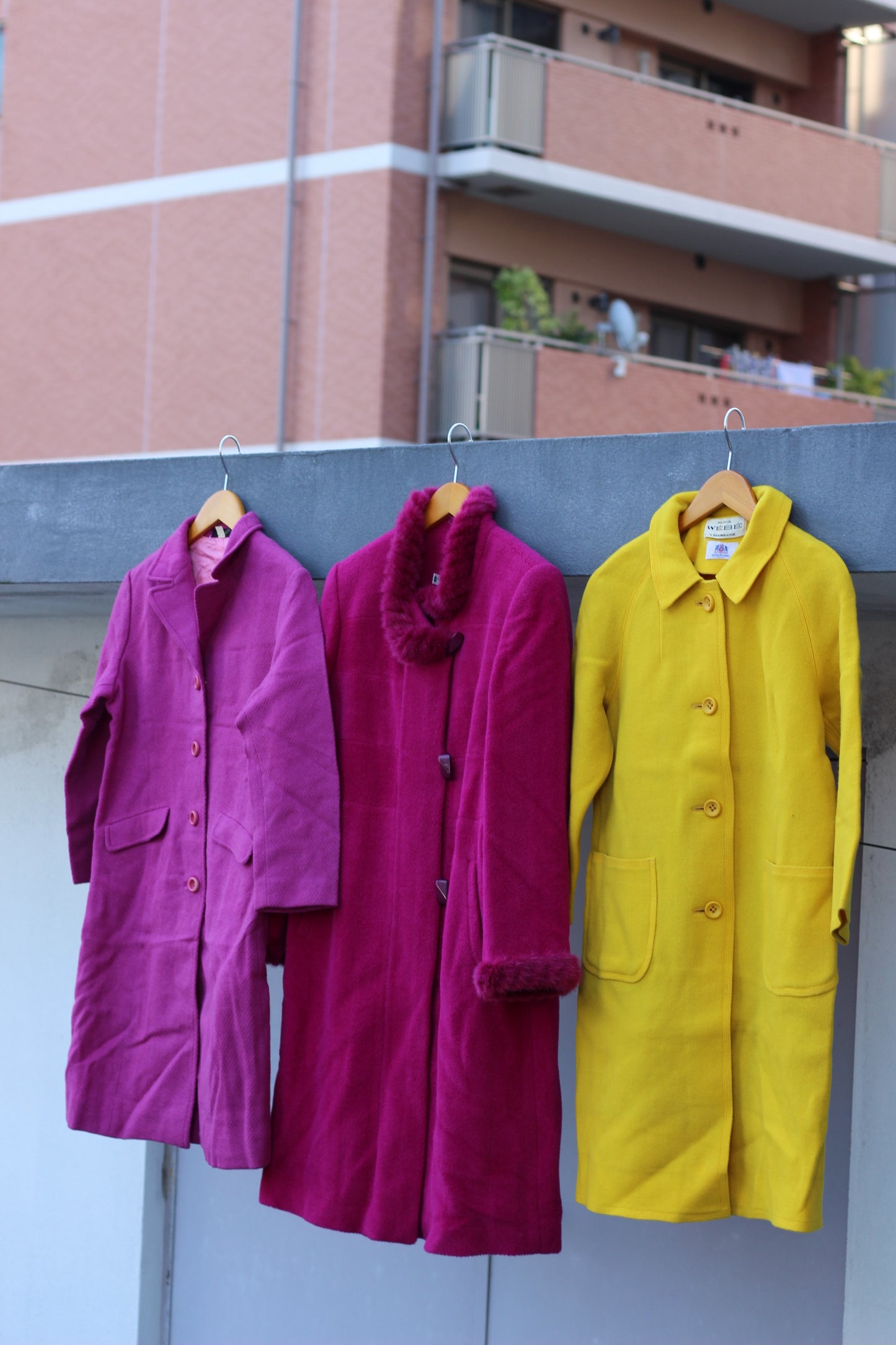 Ladies vintage color coat x6点