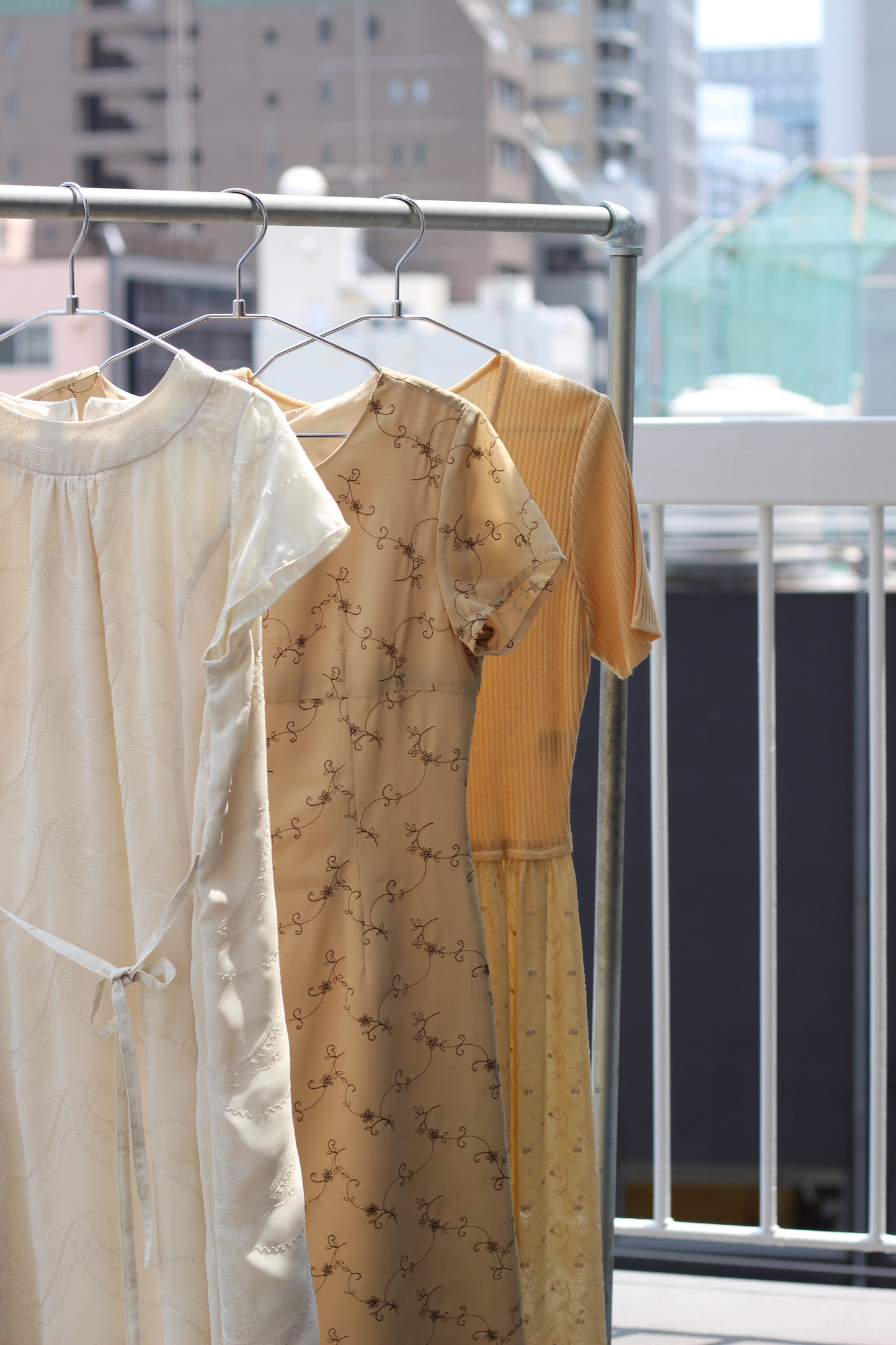 Vintage Embroidery Short Sleeve One-Piece x6点