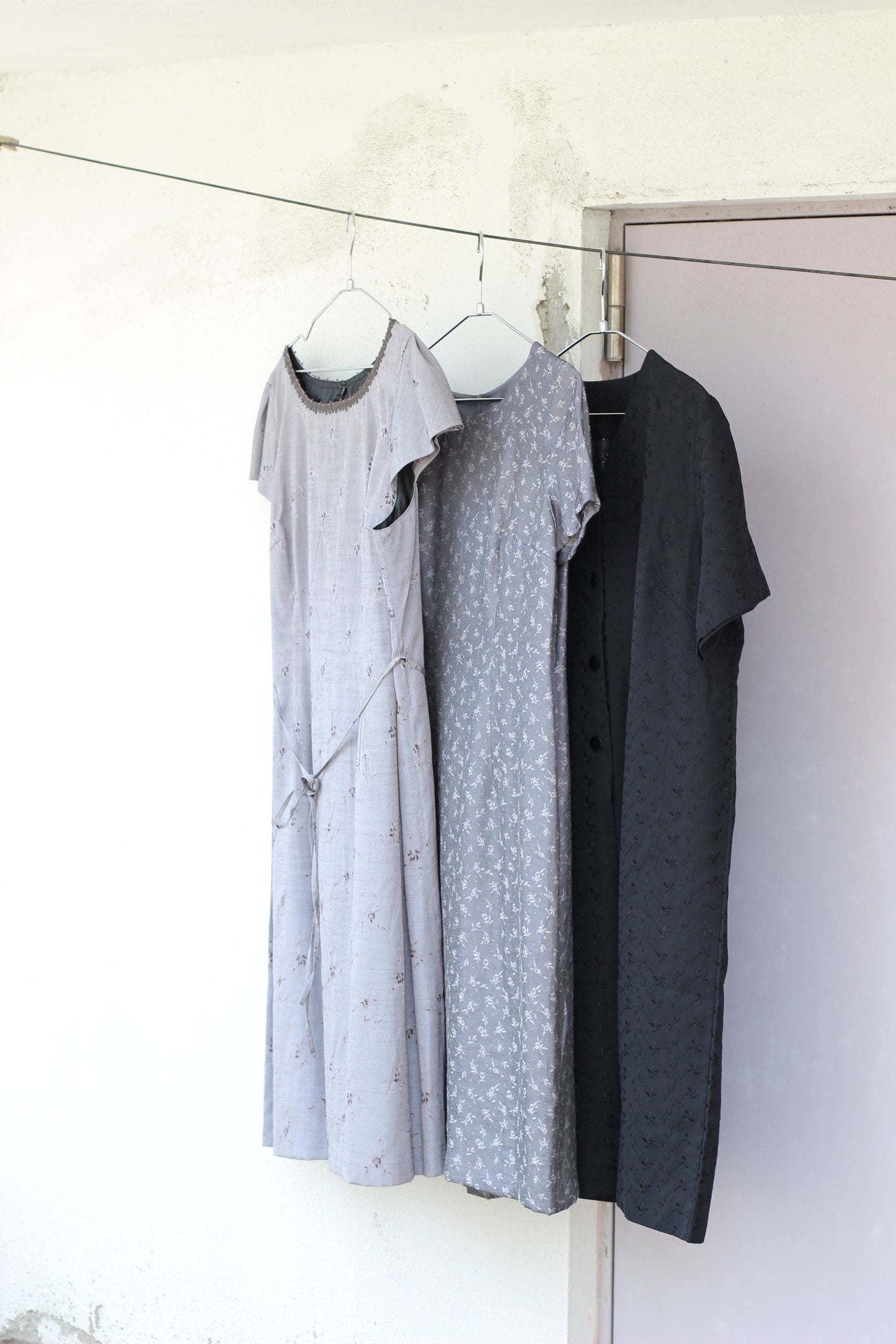 Vintage Embroidery Short Sleeve One-Piece x6点
