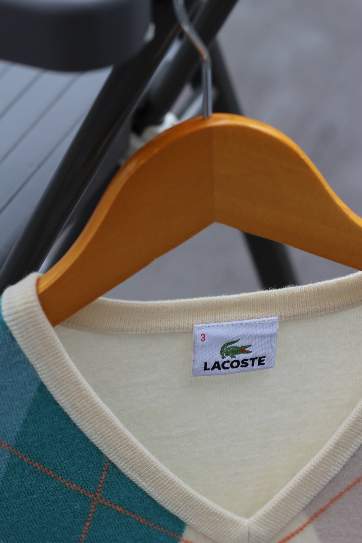 Lacoste Stripe & Argyle Knit x2点