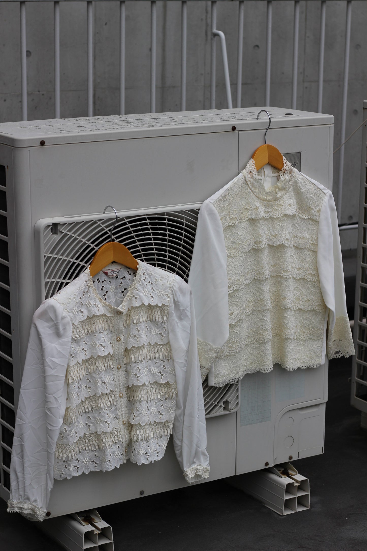 Women's Vintage Design Ruffle White Blouse x10点