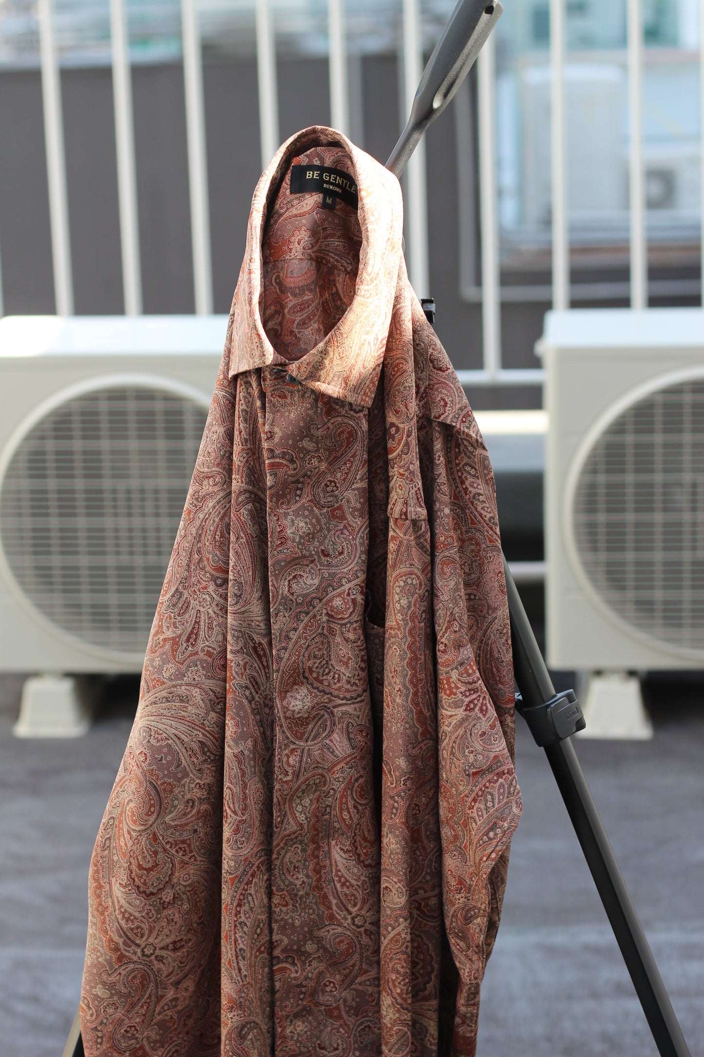 Men's Vintage Paisley Long Sleeve Shirt x2点