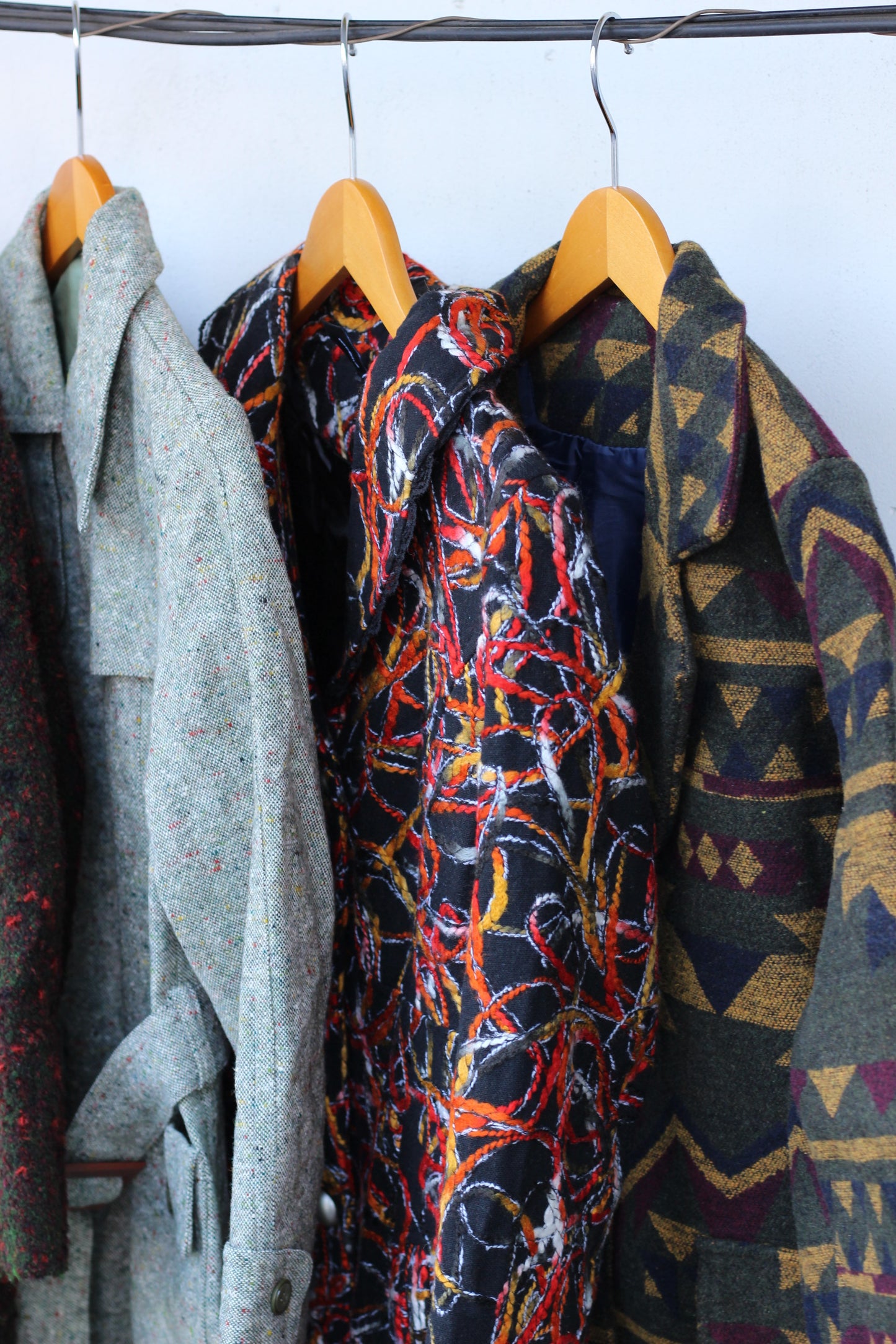 Ladies vintage design coat x4点