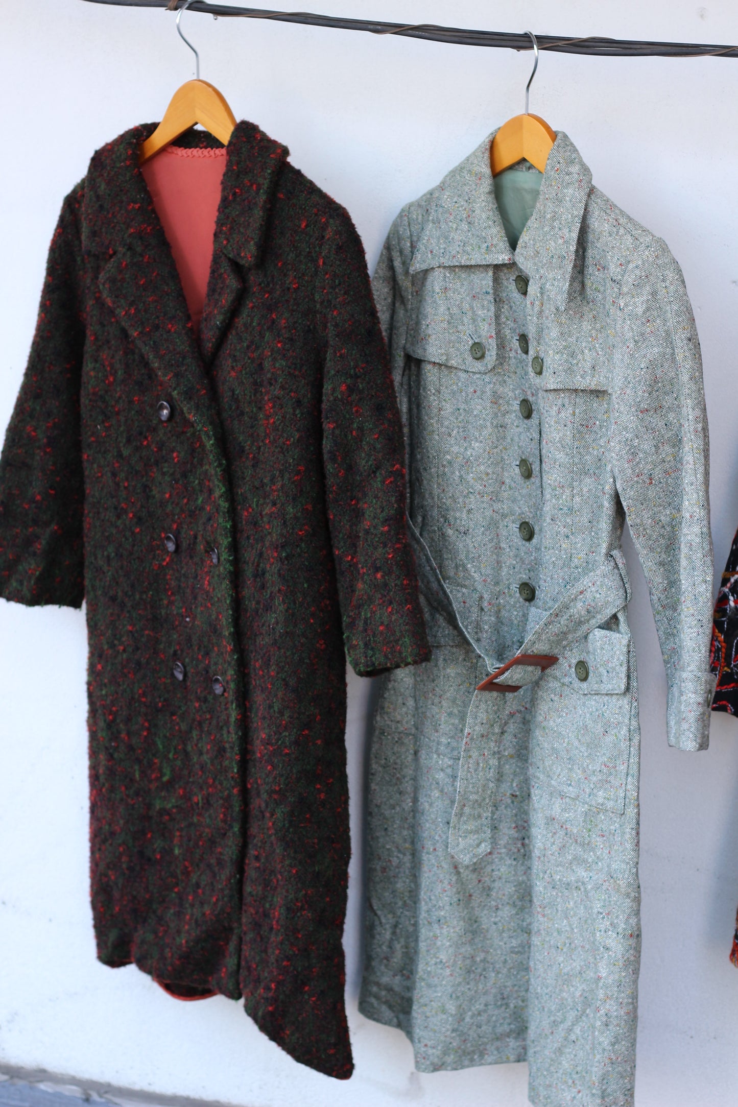 Ladies vintage design coat x4点