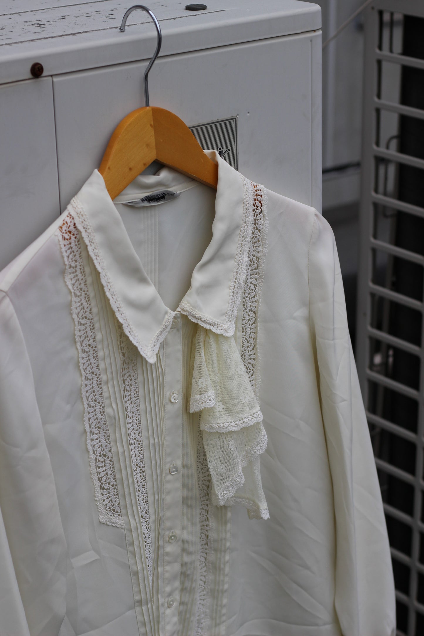 Women's Vintage Design Ruffle White Blouse x10点