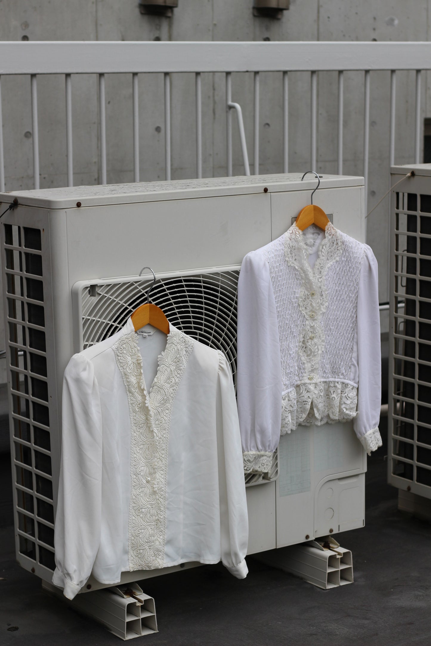 Women's Vintage Design Ruffle White Blouse x10点