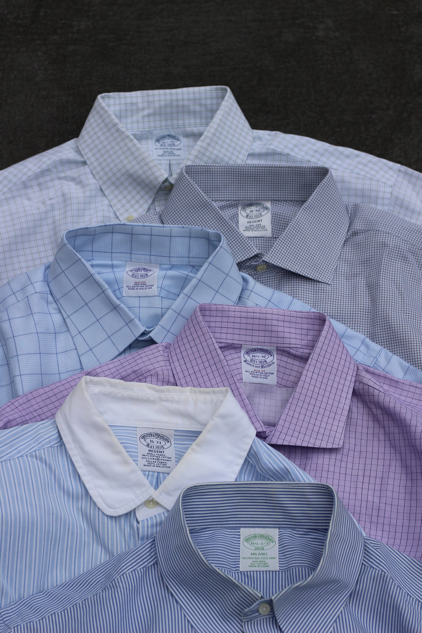 Men's Brooks Brothers Long Sleeve Shirt x8点