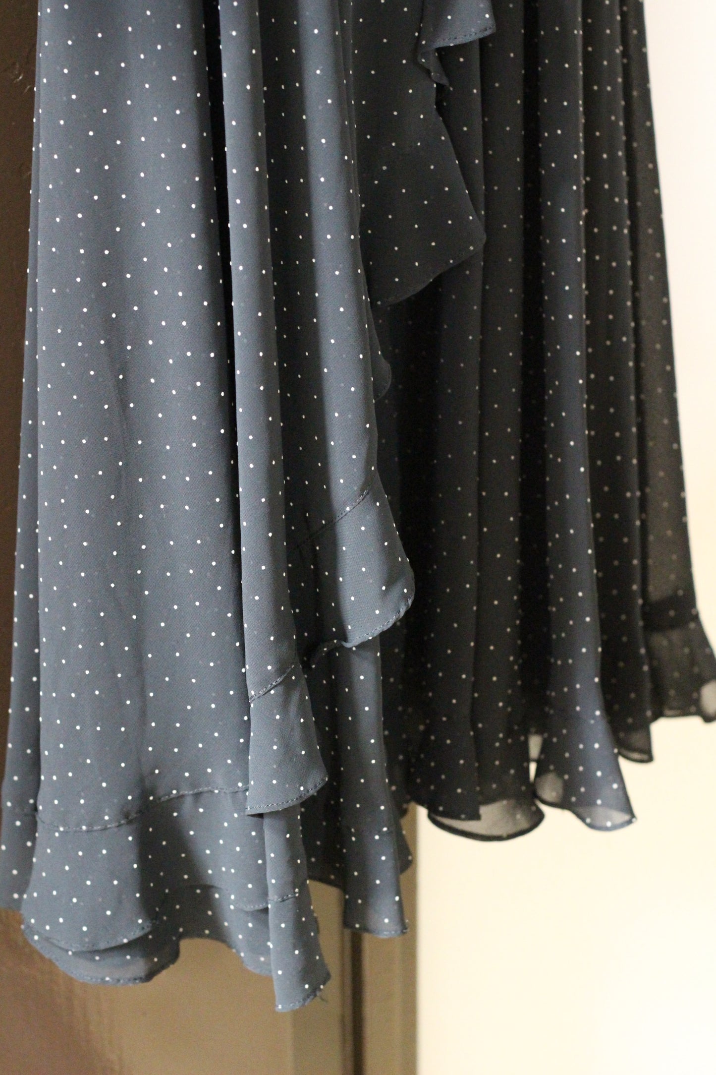 Vintage Dot Long Sleeve One-piece x4点