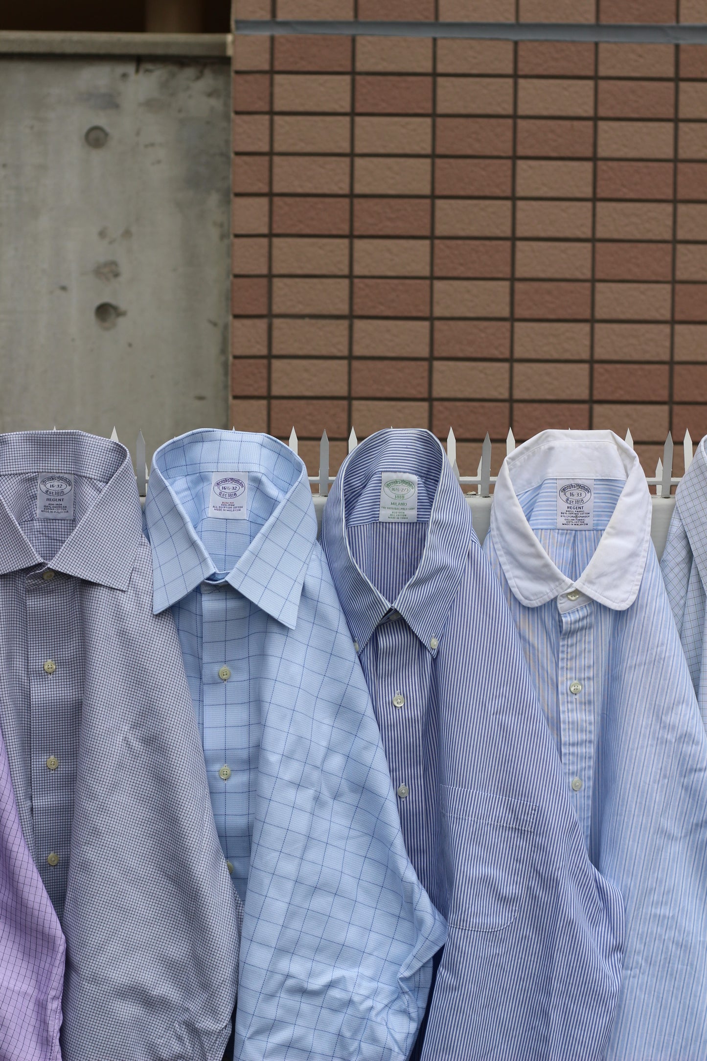 Men's Brooks Brothers Long Sleeve Shirt x8点
