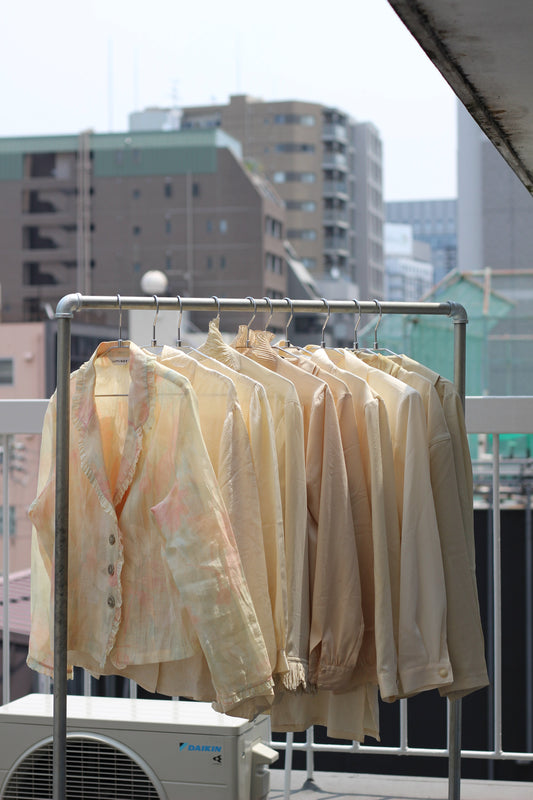 Vintage Beige Design Long Sleeve Blouse x10点