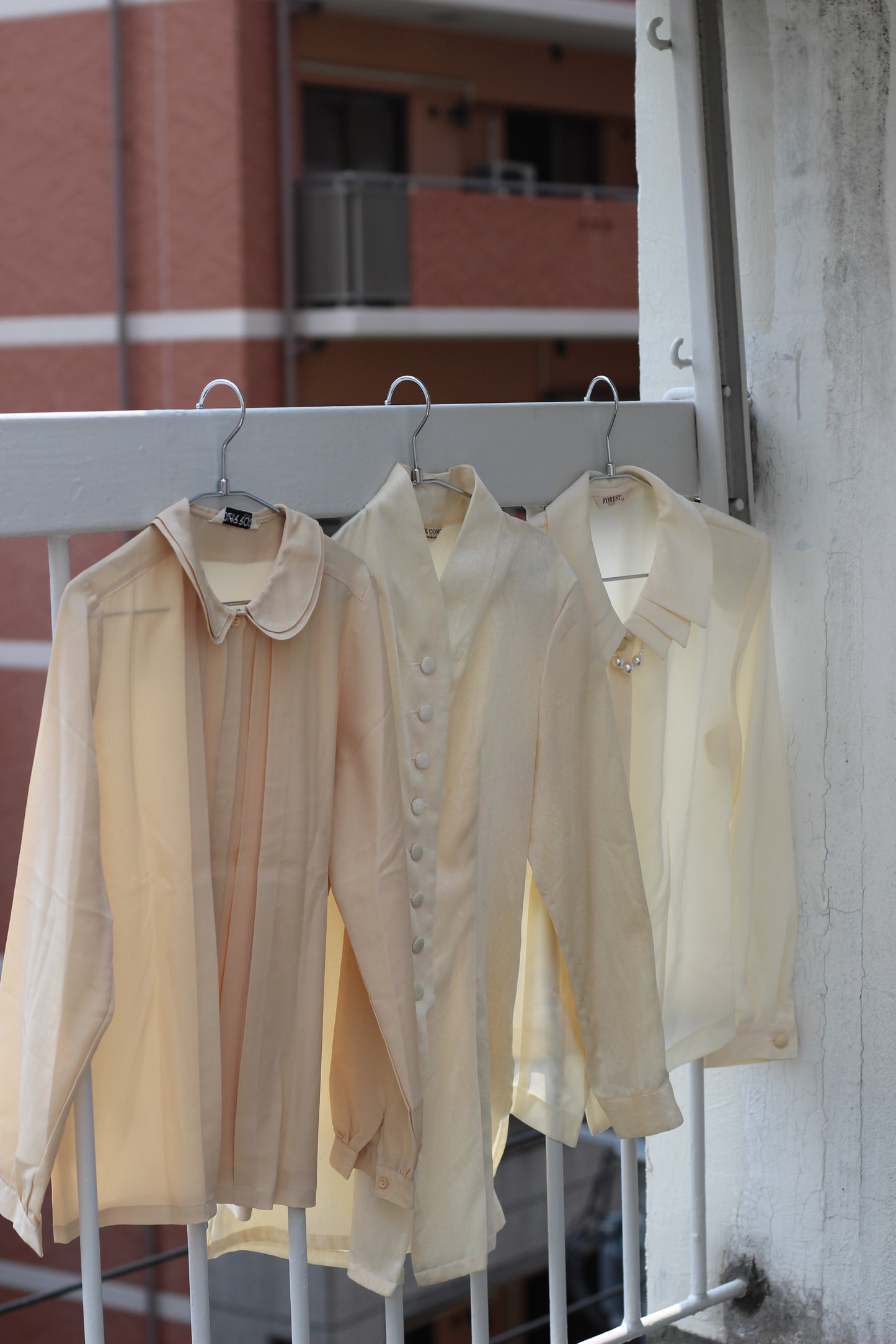 Vintage Beige Design Long Sleeve Blouse x10点