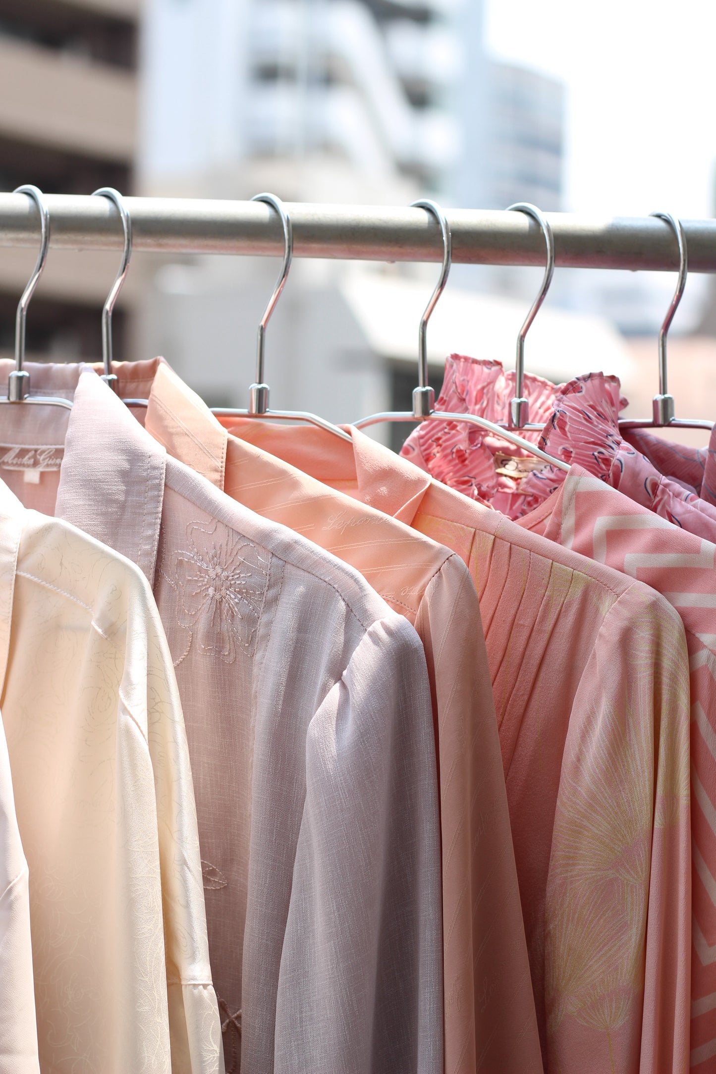 Vintage Pink Design Long Sleeve Blouse x10点