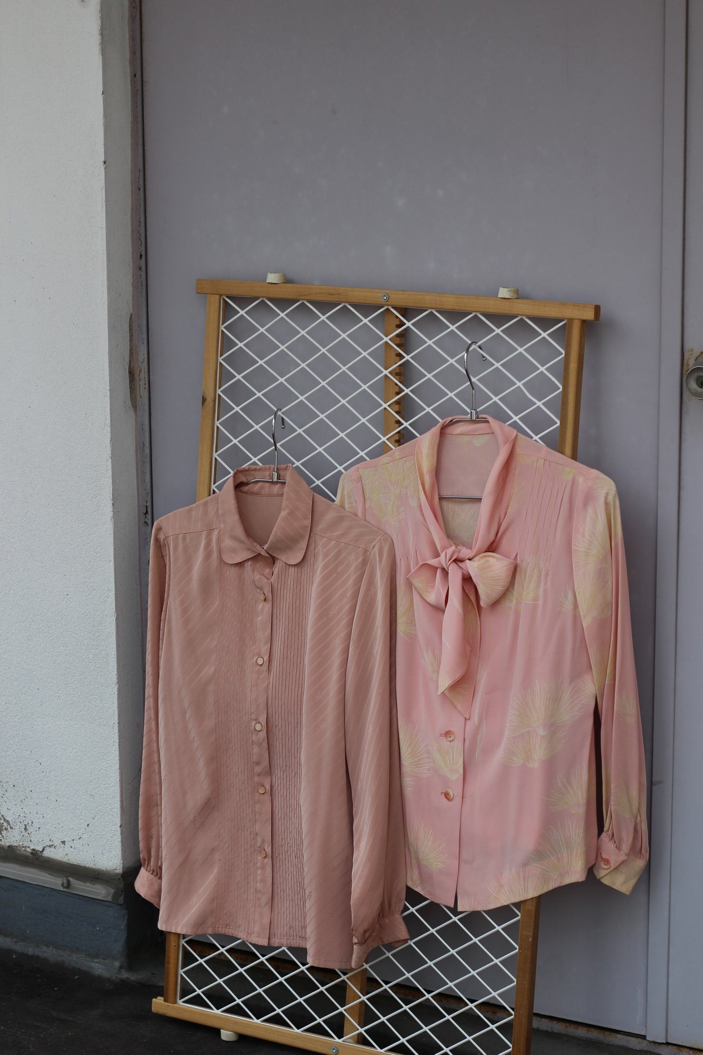 Vintage Pink Design Long Sleeve Blouse x10点