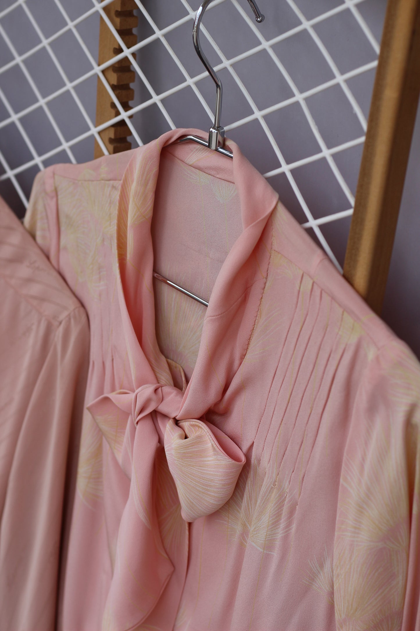 Vintage Pink Design Long Sleeve Blouse x10点