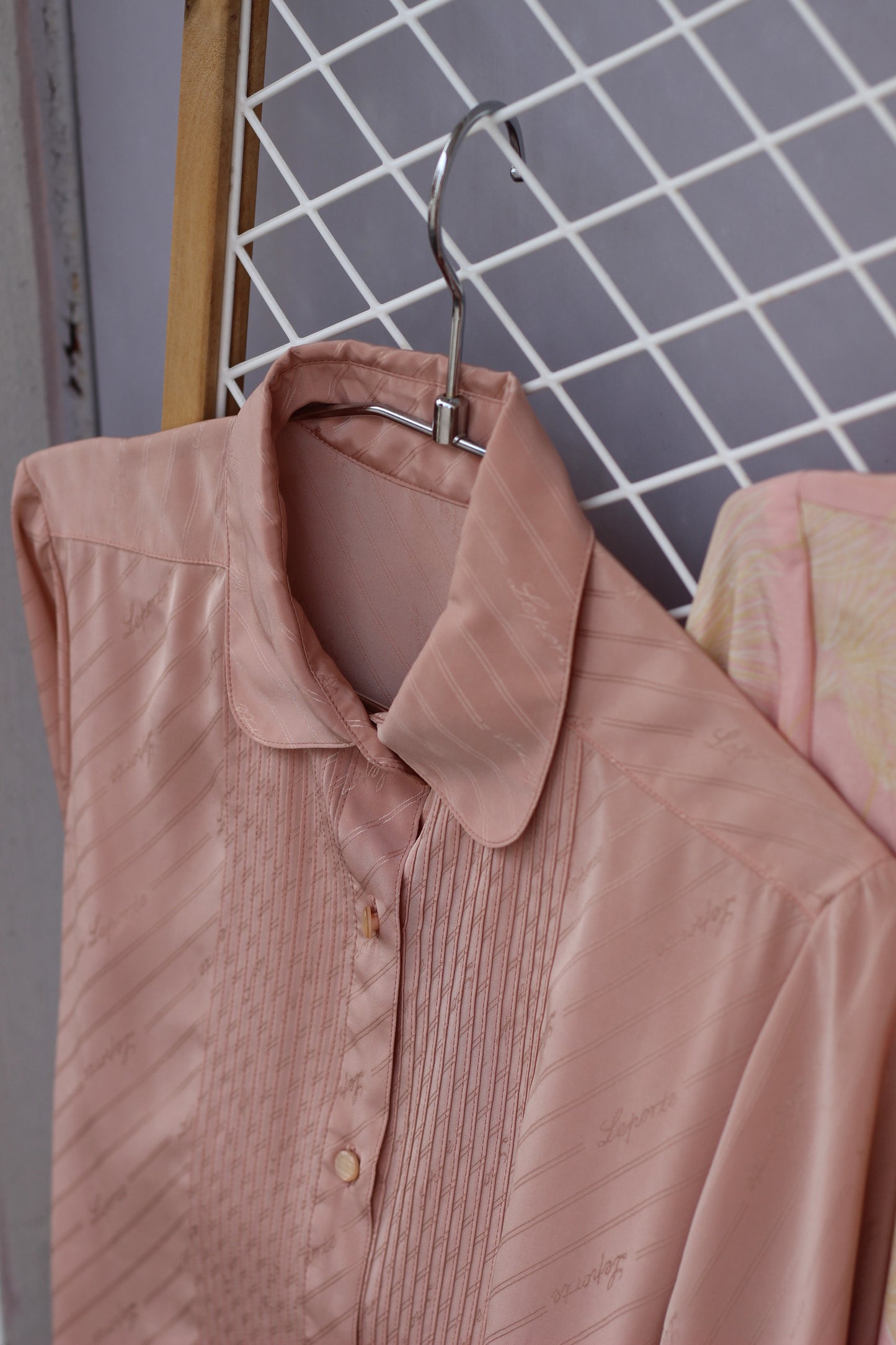 Vintage Pink Design Long Sleeve Blouse x10点