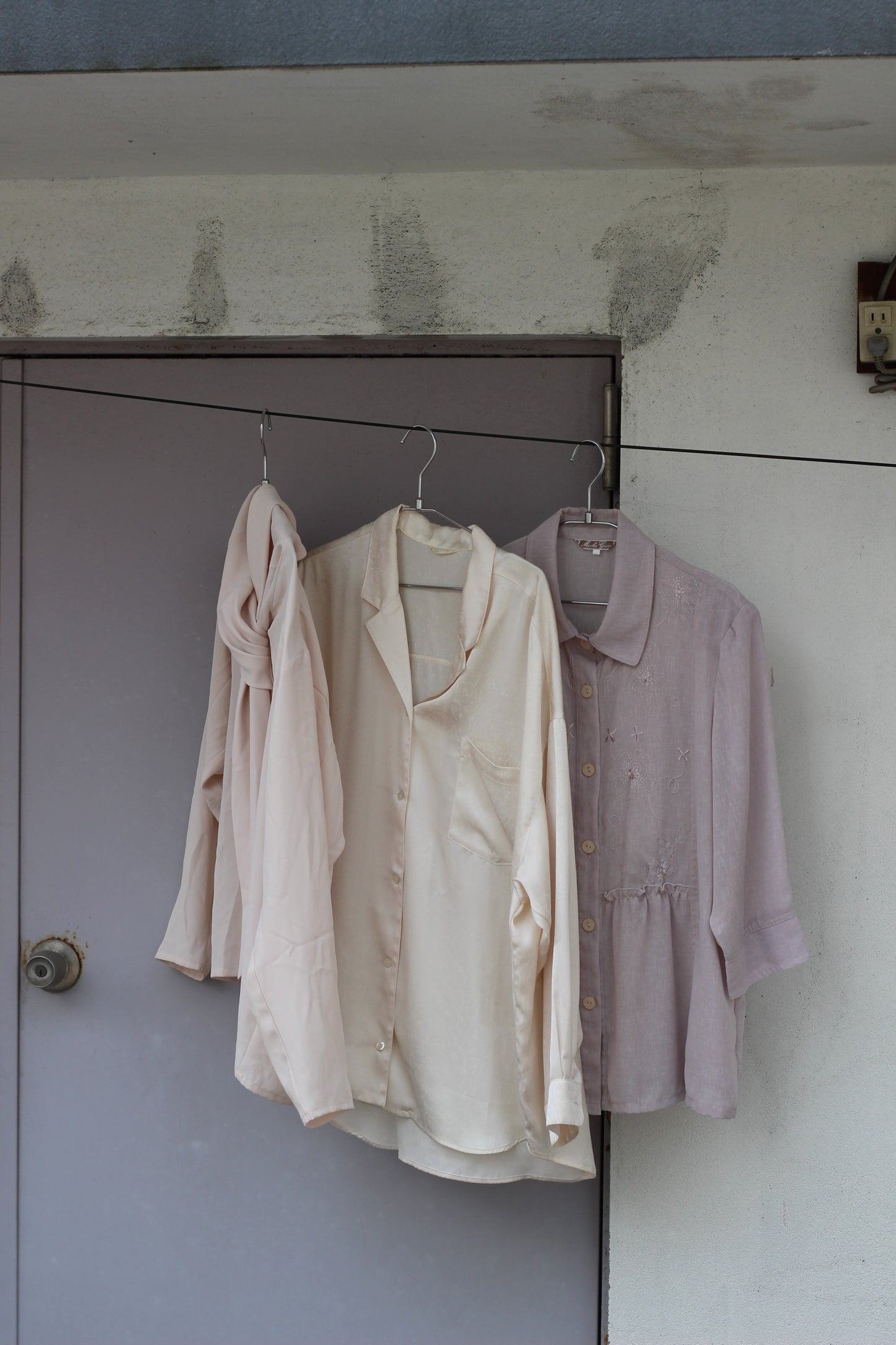 Vintage Pink Design Long Sleeve Blouse x10点