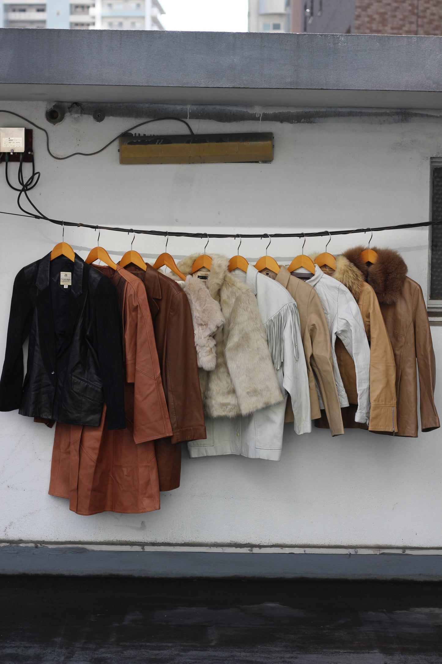 Ladies leather jacket & coat x10点