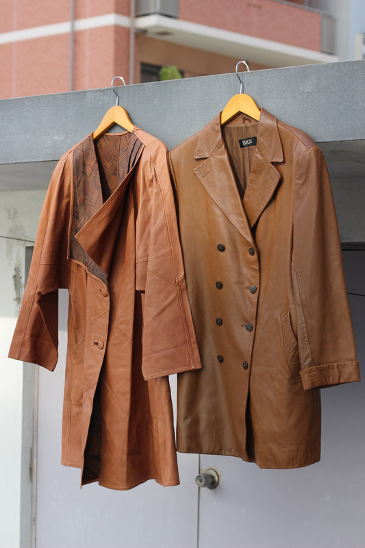 Ladies leather jacket & coat x10点