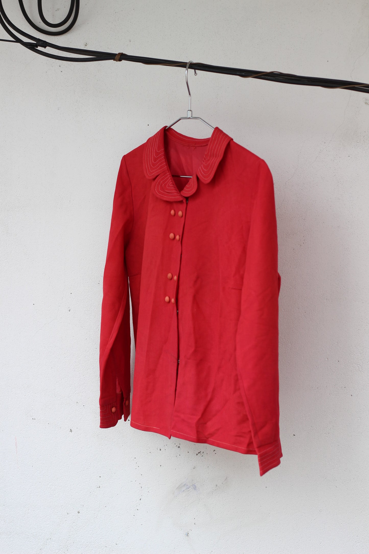 Vintage Red Design Long Sleeve Blouse x10点