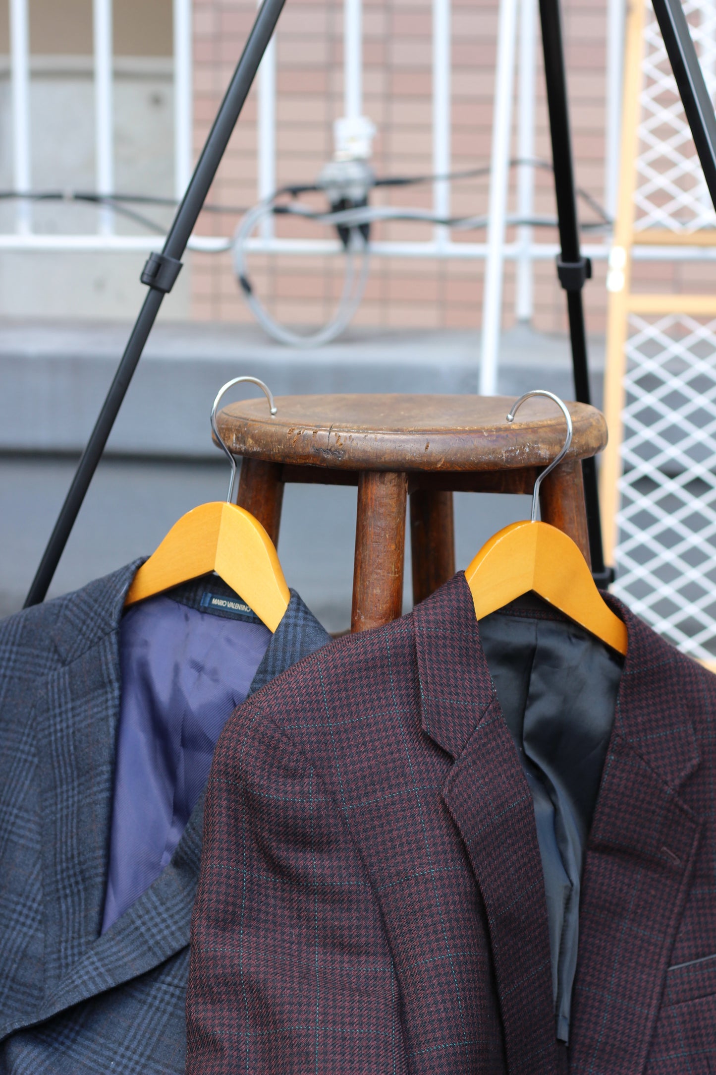 Men's Check Design Tailored Jacket x7点