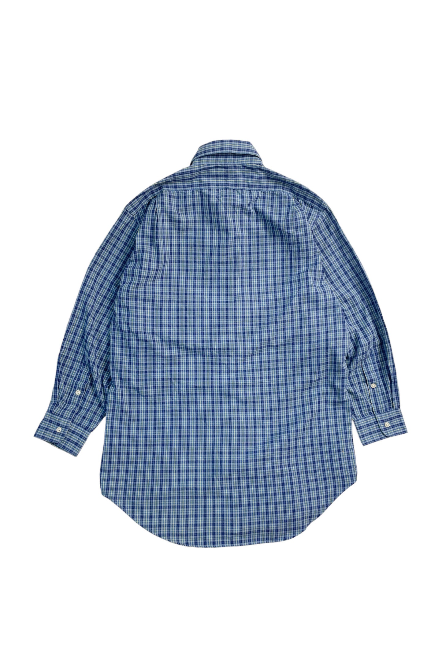 90's Polo by Ralph Lauren check shirt blue