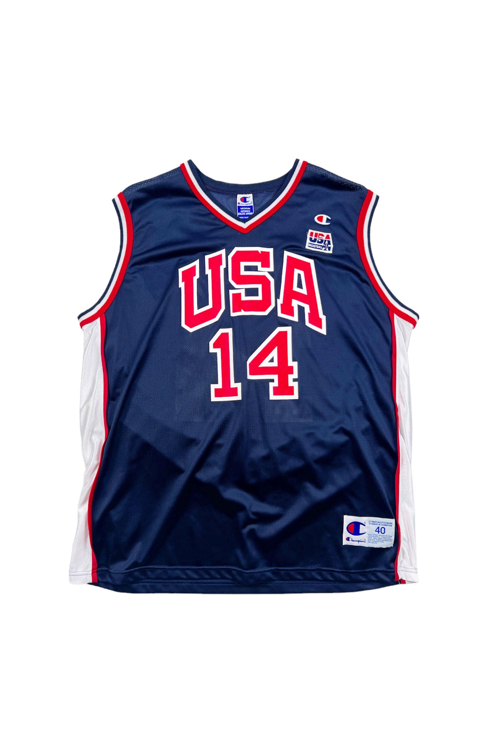 90's Champion USA basketball game shirt – ReSCOUNT STORE