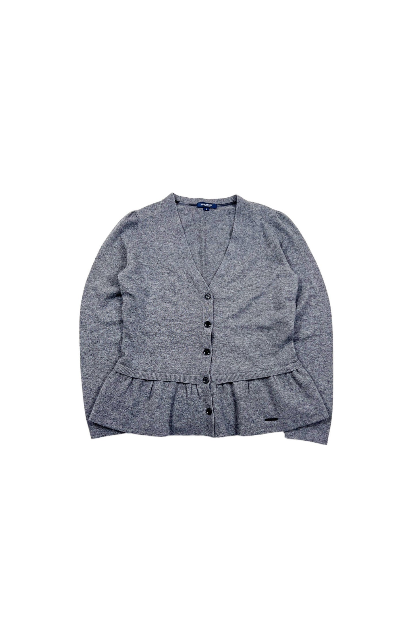 gray cashmere cardigan