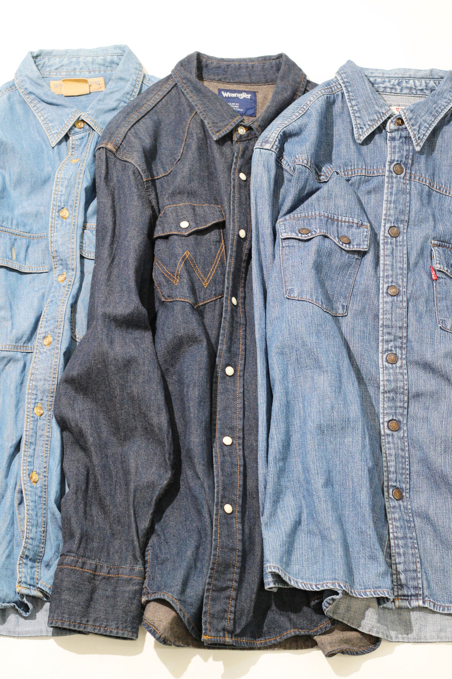 Import denim shirt x10点