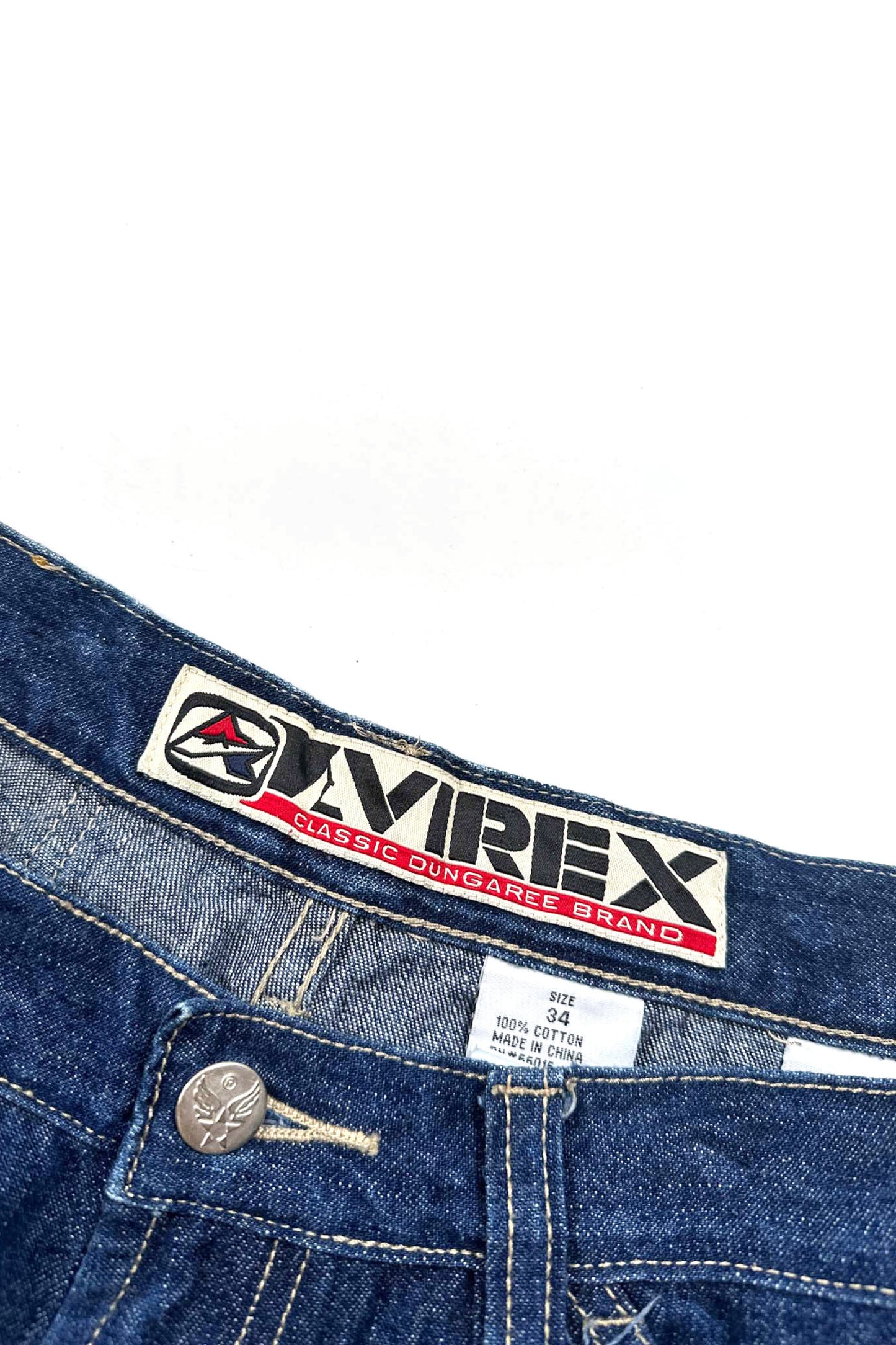 AVIREX half denim pants