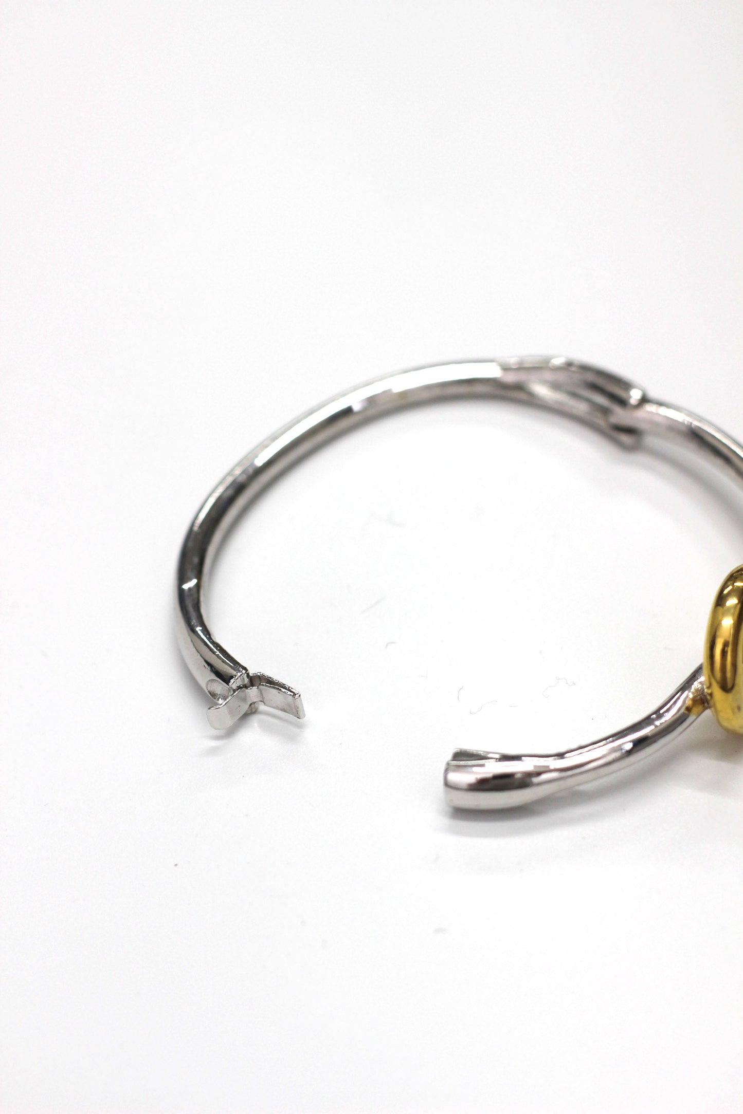 Vintage gold x silver bangle 2色の輝き
