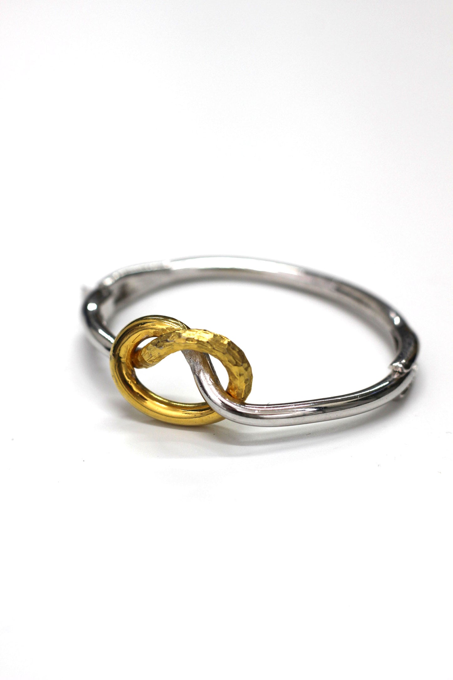 Vintage gold x silver bangle 2色の輝き