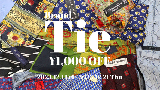 【 FEATURE Brand tie 】ブランドネクタイ全品 ¥1,000OFF