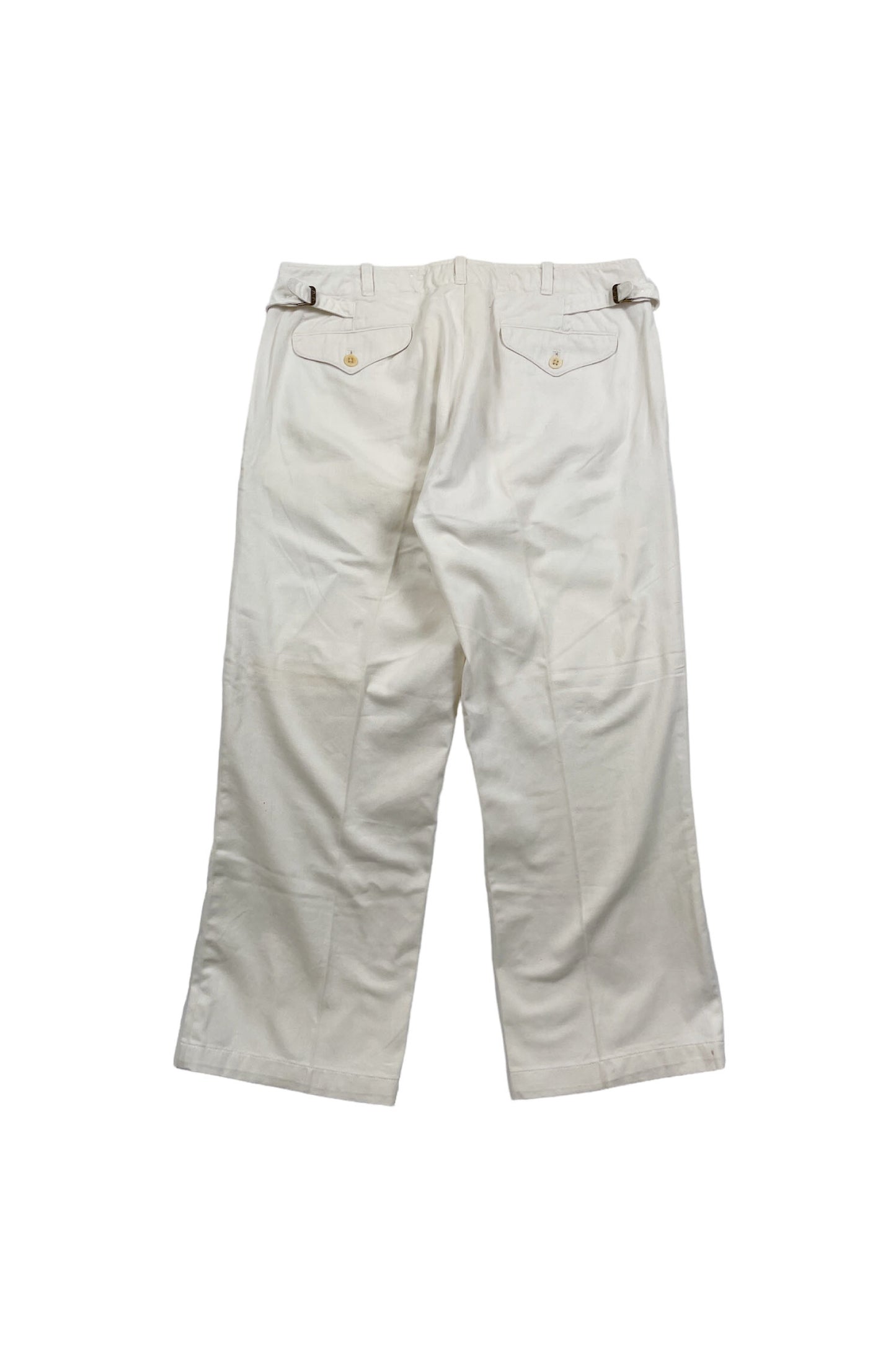 90's Polo by Ralph Lauren white cotton pants