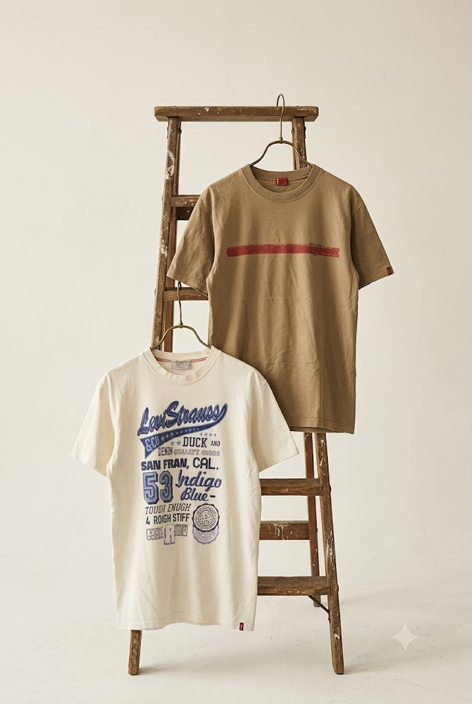 90-00's Levi's Print T-Shirt x2点