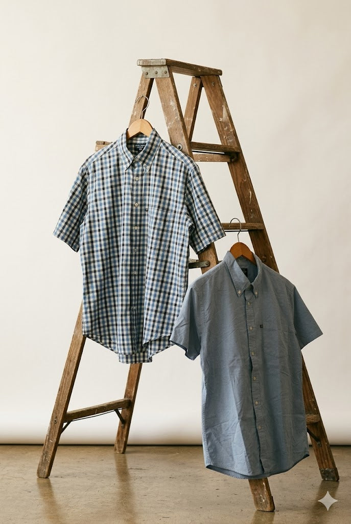 90's Ralph Lauren Jeans Short Sleeve Shirt x2点
