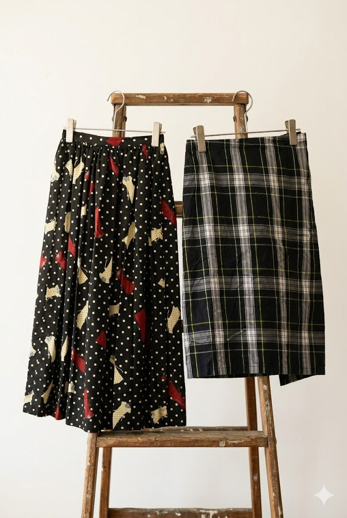 Yves Saint Laurent & Chloé Design Skirts x2点