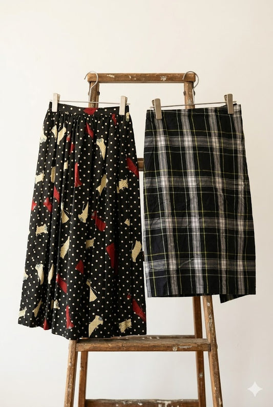 Yves Saint Laurent & Chloé Design Skirts x2点