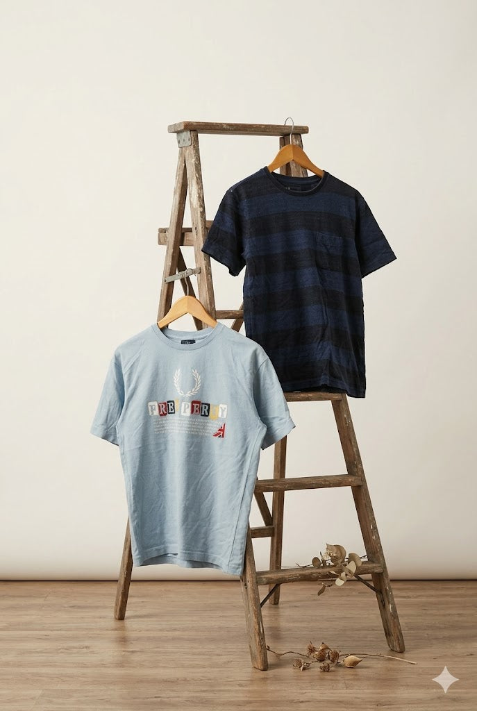 FRED PERRY Men's Short Sleeve T-Shirt x2点