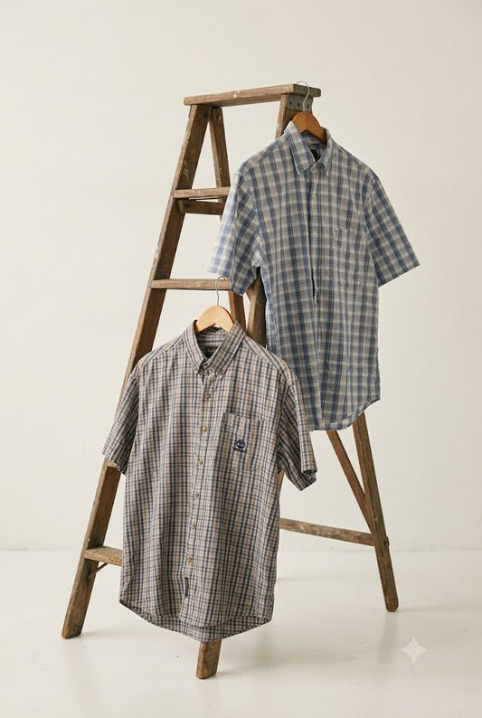 90's Timberland Check Short Sleeve Shirt x2点