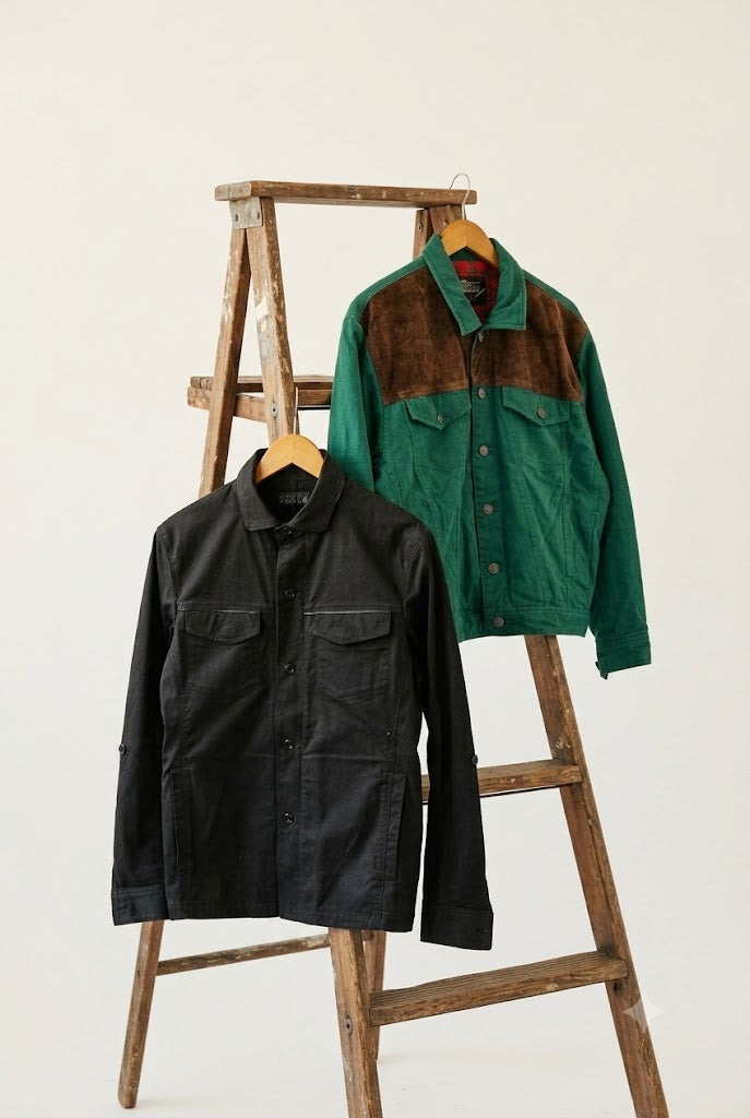 Men's Vintage Denim Jacket x2点