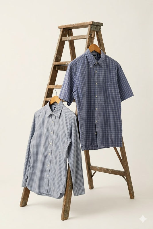 Old GAP Check Shirt x2点