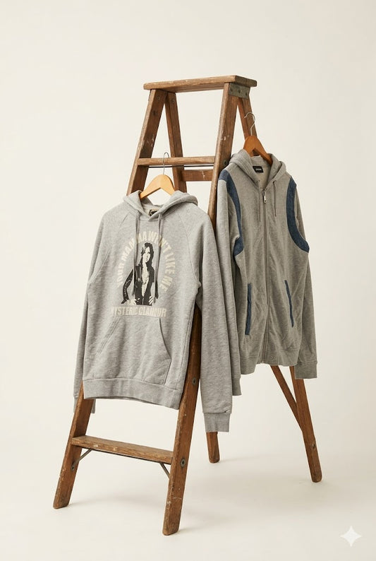 00's Hysteric Glamour & Diesel Y2K Style Sweatshirt Hoodie x2点